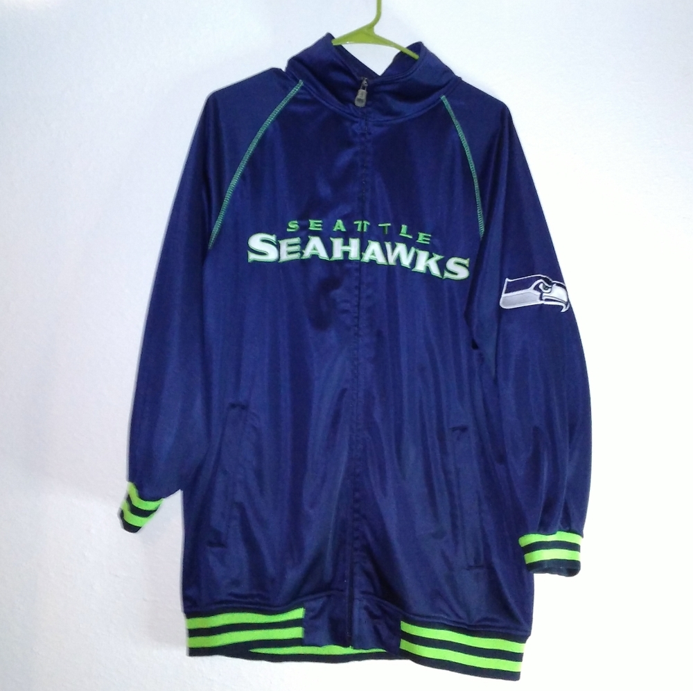 NFL Team Apparel Seattle Seahawks Zip Jacket - Picture 5 of 10
